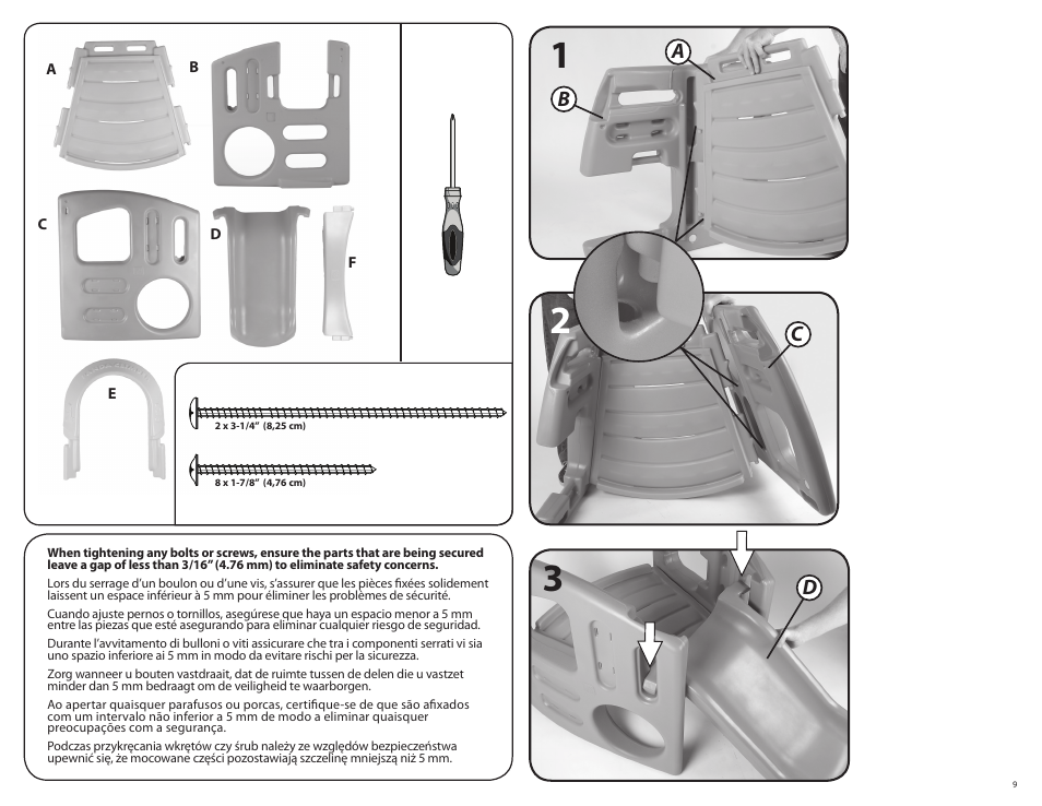 Step2 Panda Climber User Manual | Page 9 / 14