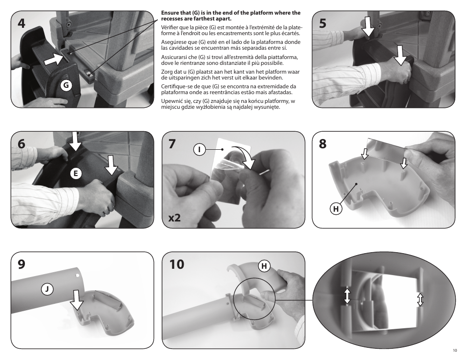 Step2 Naturally Playful® Lookout Treehouse User Manual | Page 10 / 16