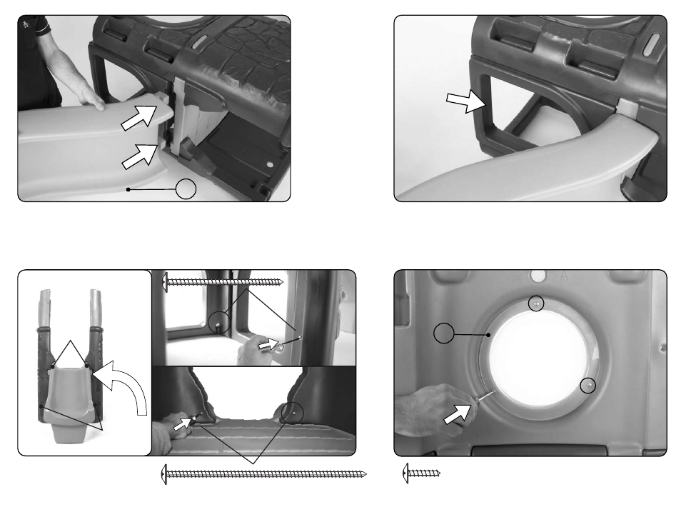 44a 44b | Step2 Clubhouse Climber & Sandbox Combo User Manual | Page 16 / 23