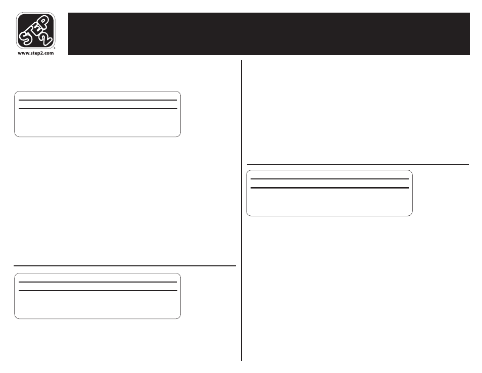Step2 Clubhouse Climber & Sandbox Combo User Manual | Page 23 / 23