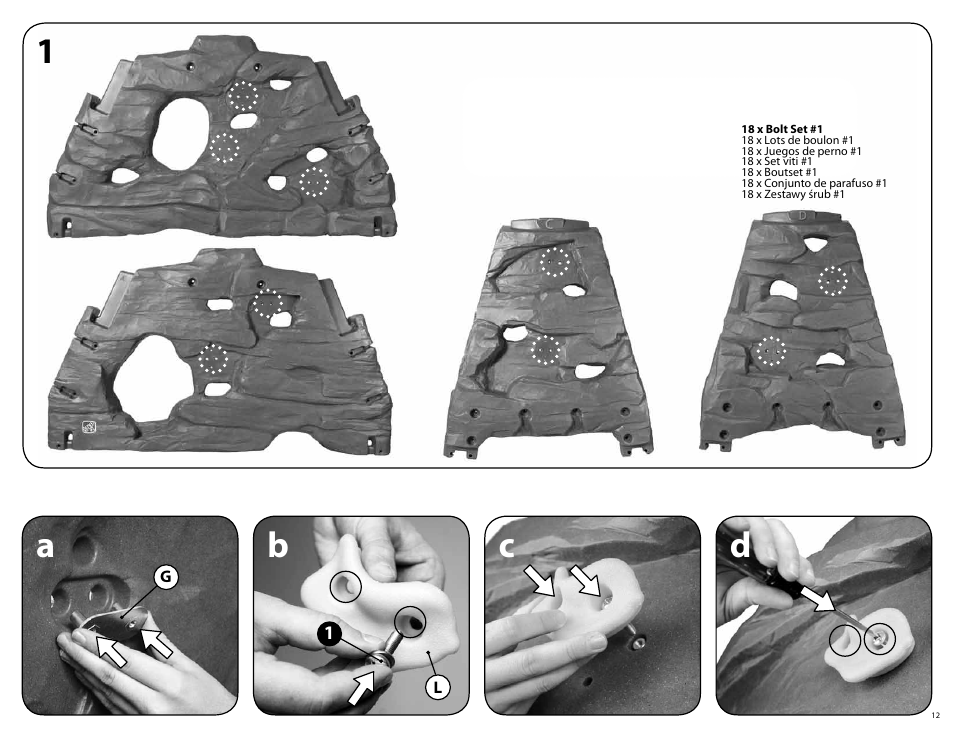1a b c d | Step2 Skyward Summit & Sandbox Combo User Manual | Page 12 / 22
