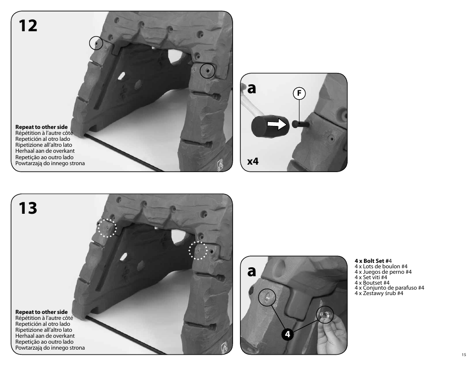 12 a 13 a | Step2 Skyward Summit & Sandbox Combo User Manual | Page 15 / 22