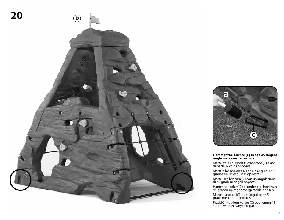 20 a | Step2 Skyward Summit & Sandbox Combo User Manual | Page 18 / 22