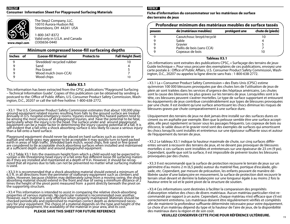 Step2 Skyward Summit & Sandbox Combo User Manual | Page 19 / 22