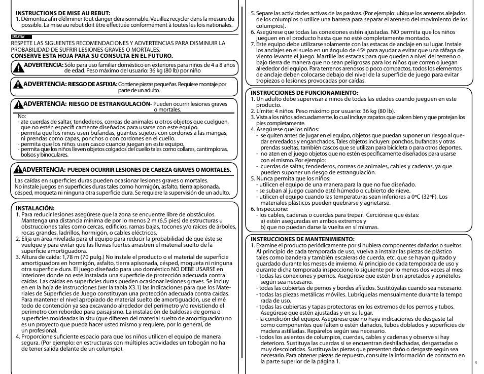 Step2 Skyward Summit & Sandbox Combo User Manual | Page 4 / 22