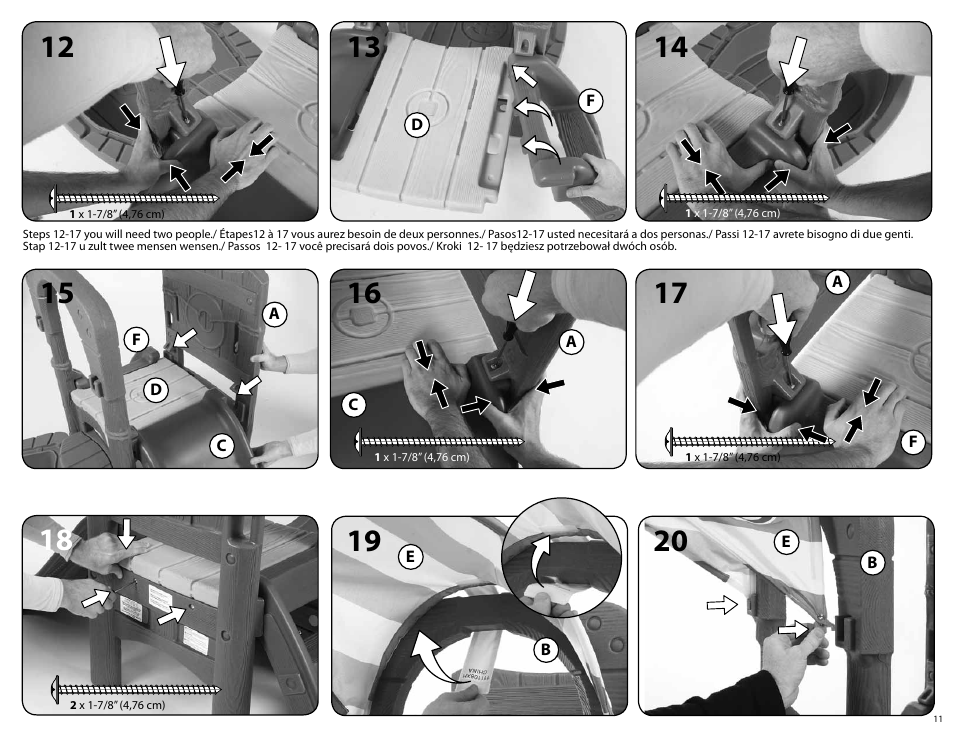 Step2 Dockside Sandbox & Climber User Manual | Page 11 / 15
