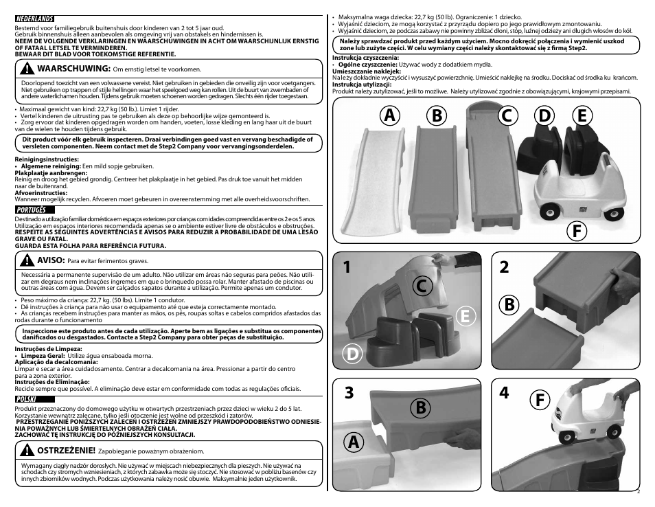 Step2 Up & Down Roller Coaster User Manual | Page 2 / 2