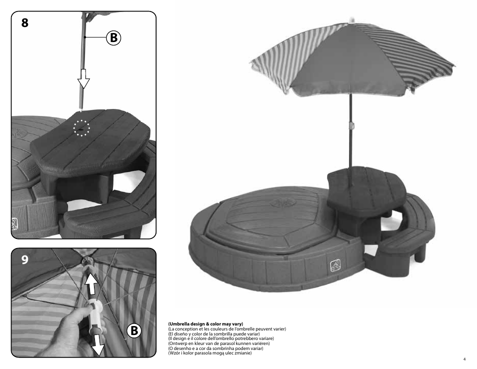 Step2 Summertime Play Center User Manual | Page 4 / 4