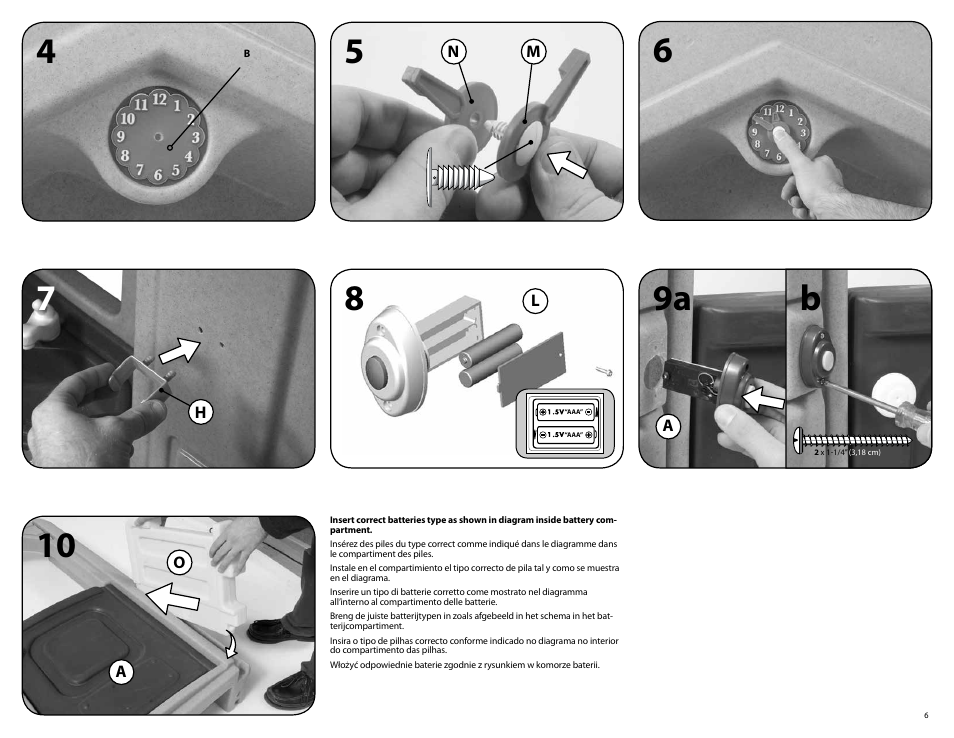 Step2 Naturally Playful® Welcome Home Playhouse User Manual | Page 6 / 11