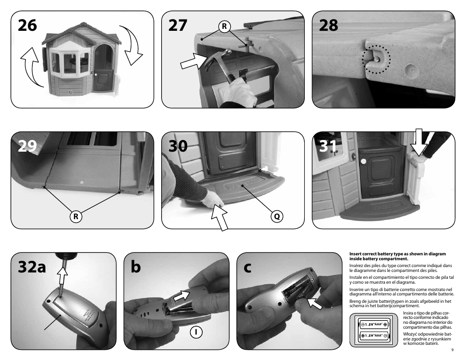 Step2 Naturally Playful® Welcome Home Playhouse User Manual | Page 9 / 11