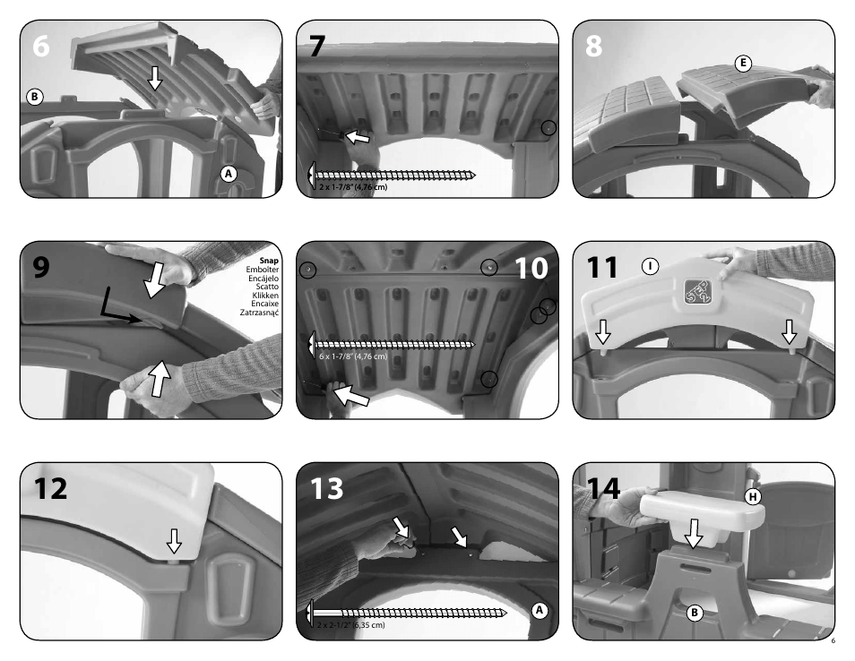 Step2 Play Up Picnic Cottage User Manual | Page 6 / 8