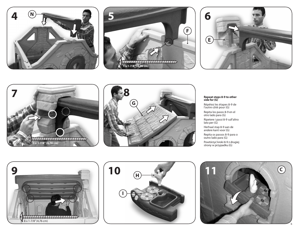 Step2 Naturally Playful® StoryBook Cottage User Manual | Page 6 / 9