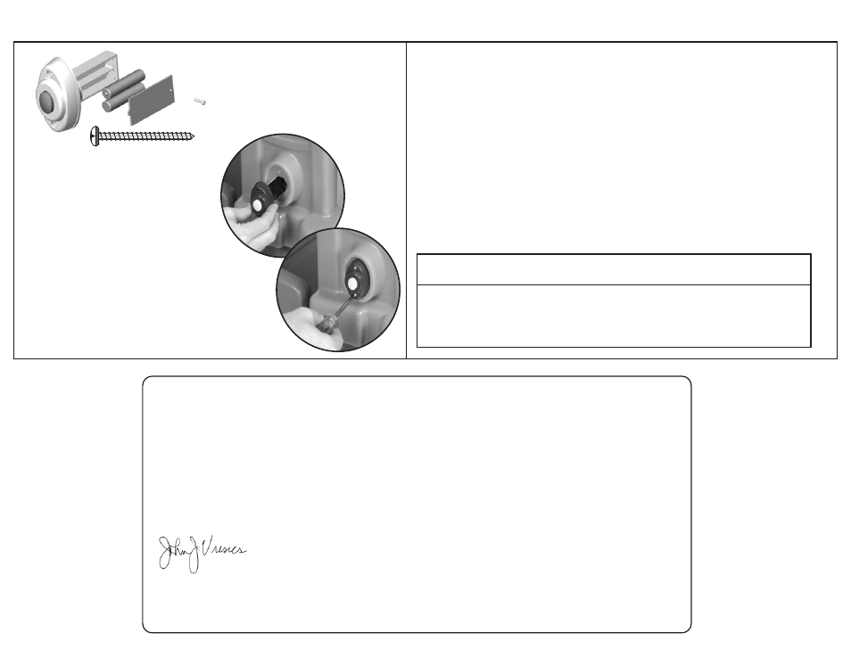 Electronic doorbell | Step2 Gather & Grille Playhouse User Manual | Page 9 / 10