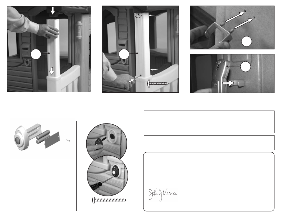 Step2 Naturally Playful® Front Porch Playhouse User Manual | Page 6 / 8