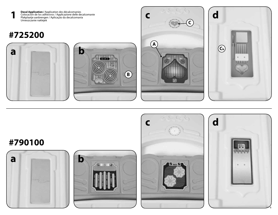 Ab d | Step2 Pretty Play Girls Playhouse & Toddler Bed Combo User Manual | Page 6 / 15