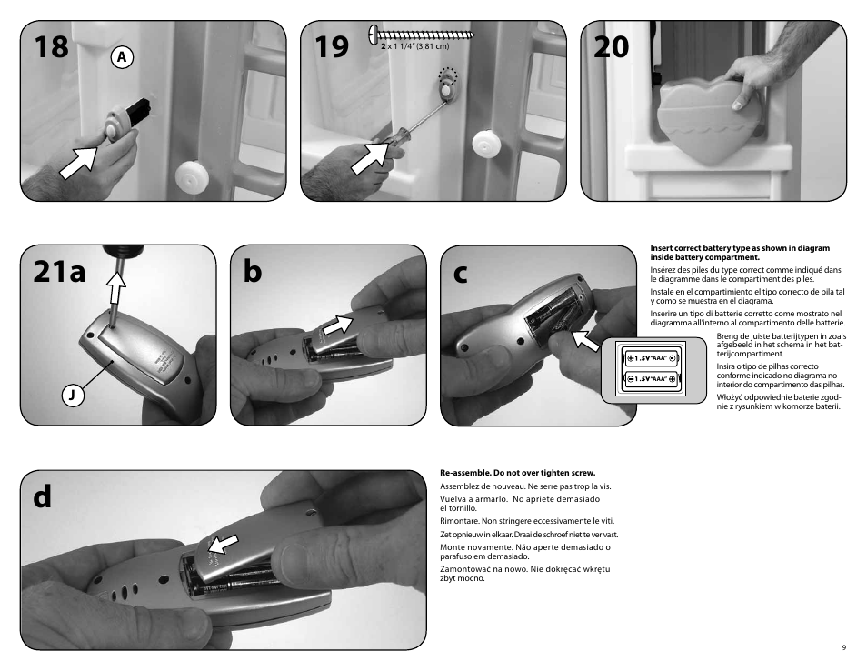 Step2 Pretty Play Girls Playhouse & Toddler Bed Combo User Manual | Page 9 / 15