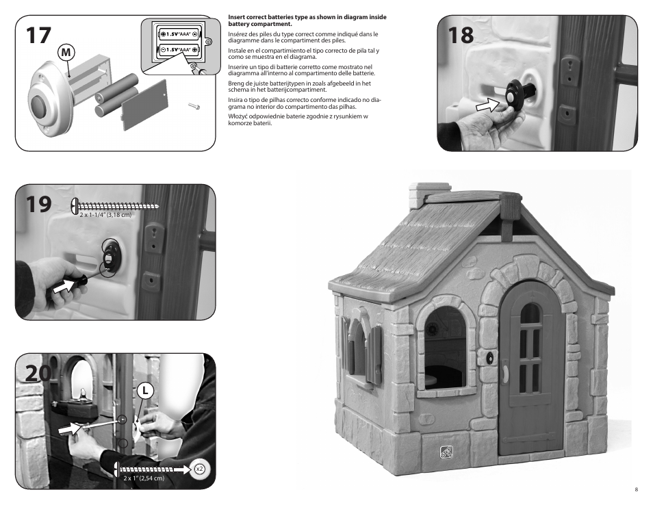 Step2 Naturally Playful® Cottage Combo User Manual | Page 8 / 36
