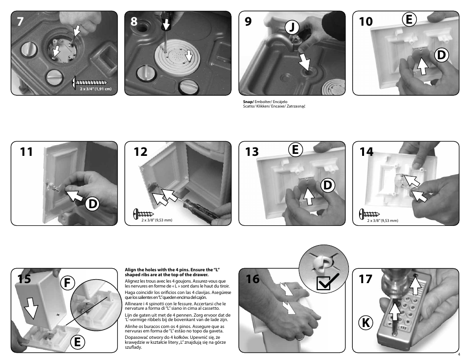 J13 d e 15 f e | Step2 LifeStyle Custom Kitchen™ - Brights User Manual | Page 4 / 6