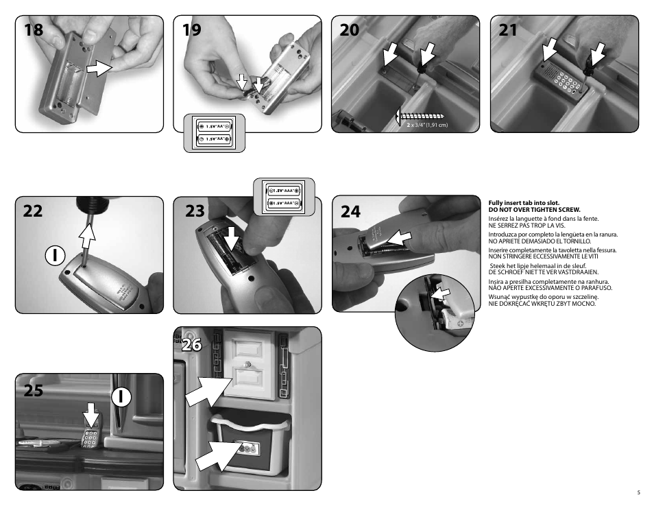 Step2 LifeStyle Custom Kitchen™ - Brights User Manual | Page 5 / 6