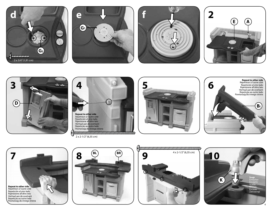 Step2 Friends & Fun Kitchen User Manual | Page 4 / 7