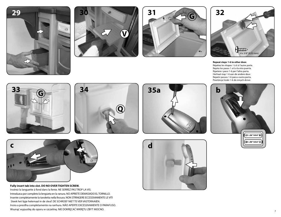 35a c | Step2 Grand Walk In Kitchen with Extra Play Food User Manual | Page 7 / 9