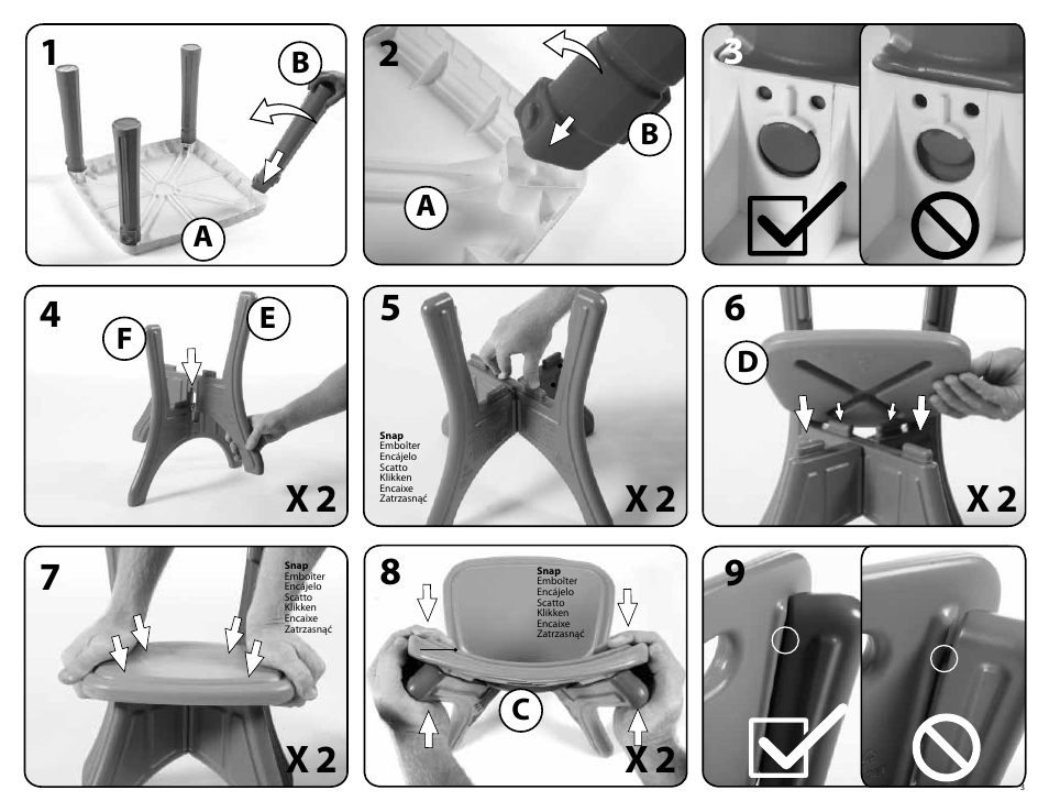 Ba a, Fd e | Step2 Deluxe Kitchen Play Set User Manual | Page 12 / 12