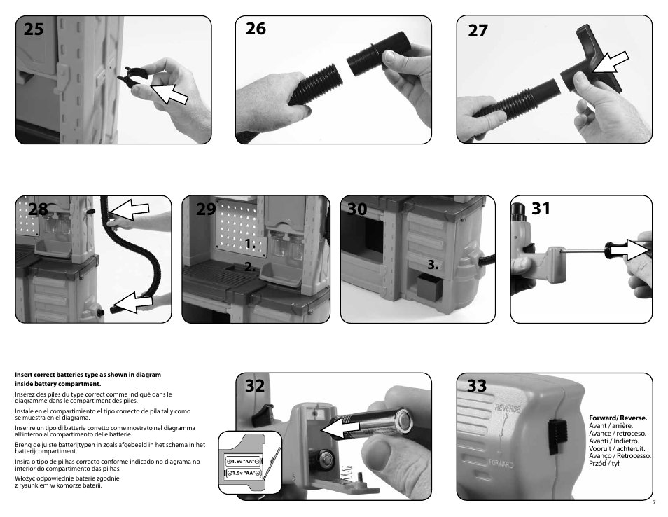 Step2 Deluxe Workshop User Manual | Page 7 / 9