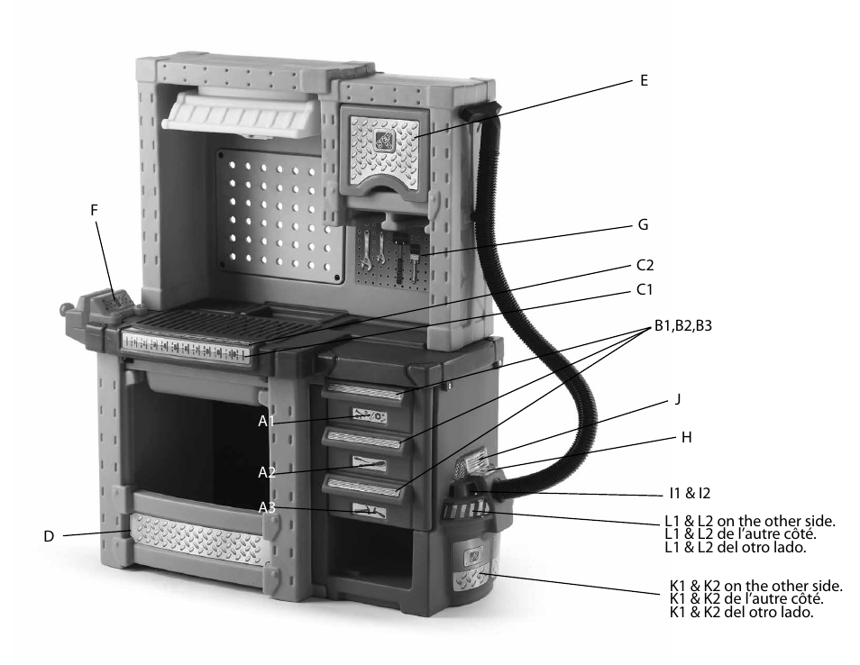 Step2 Deluxe Workshop User Manual | Page 8 / 9