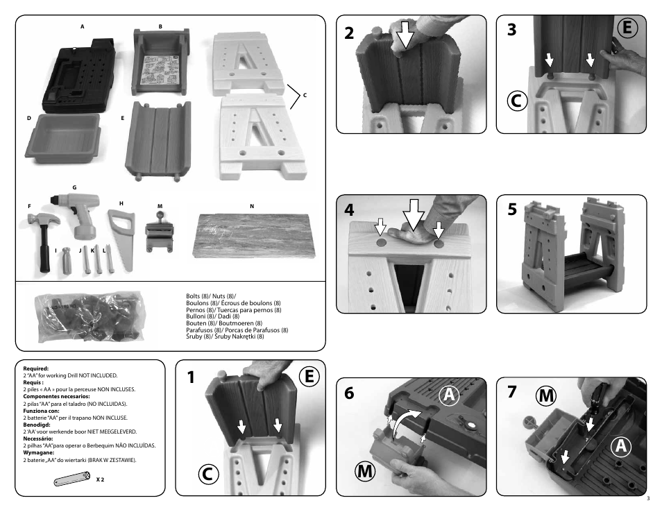 Step2 Tools and Trains Play Set User Manual | Page 3 / 8