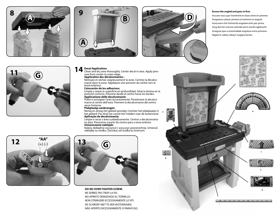 G8 a | Step2 Tools and Trains Play Set User Manual | Page 4 / 8