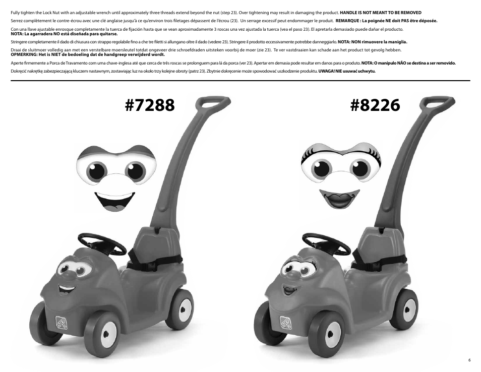 Step2 Smile & Ride Buggy User Manual | Page 6 / 6