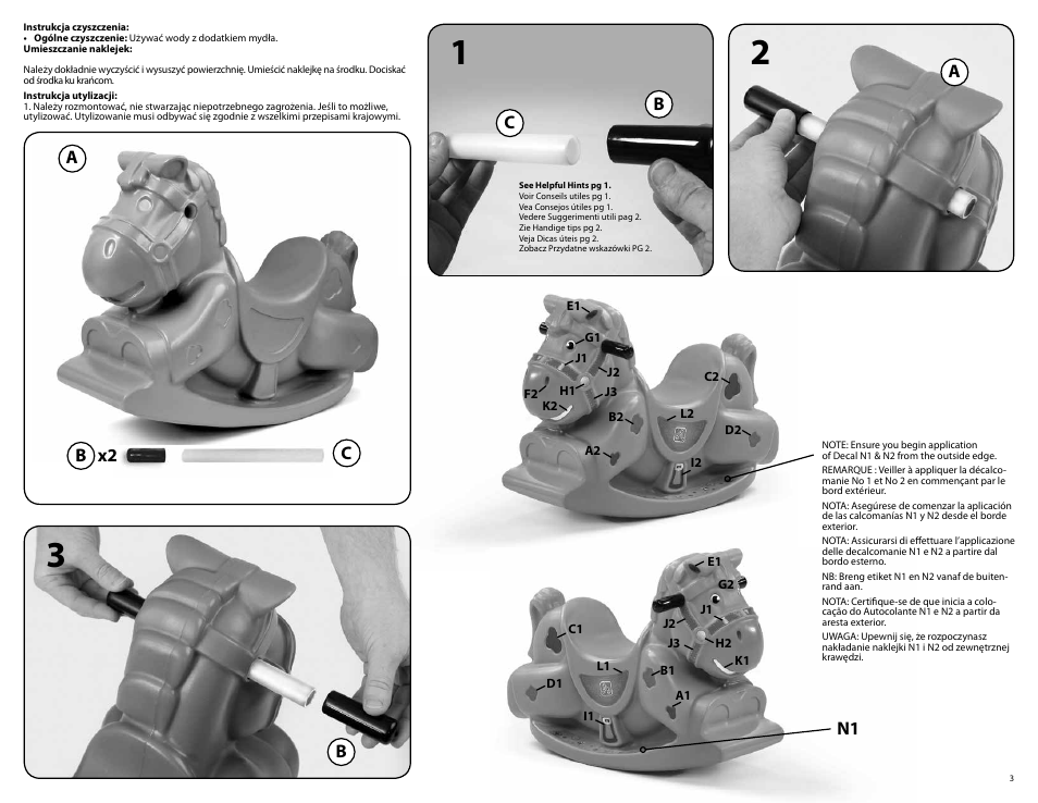 Ca b, Ca b x2 | Step2 Patches the Rocking Horse User Manual | Page 3 / 3