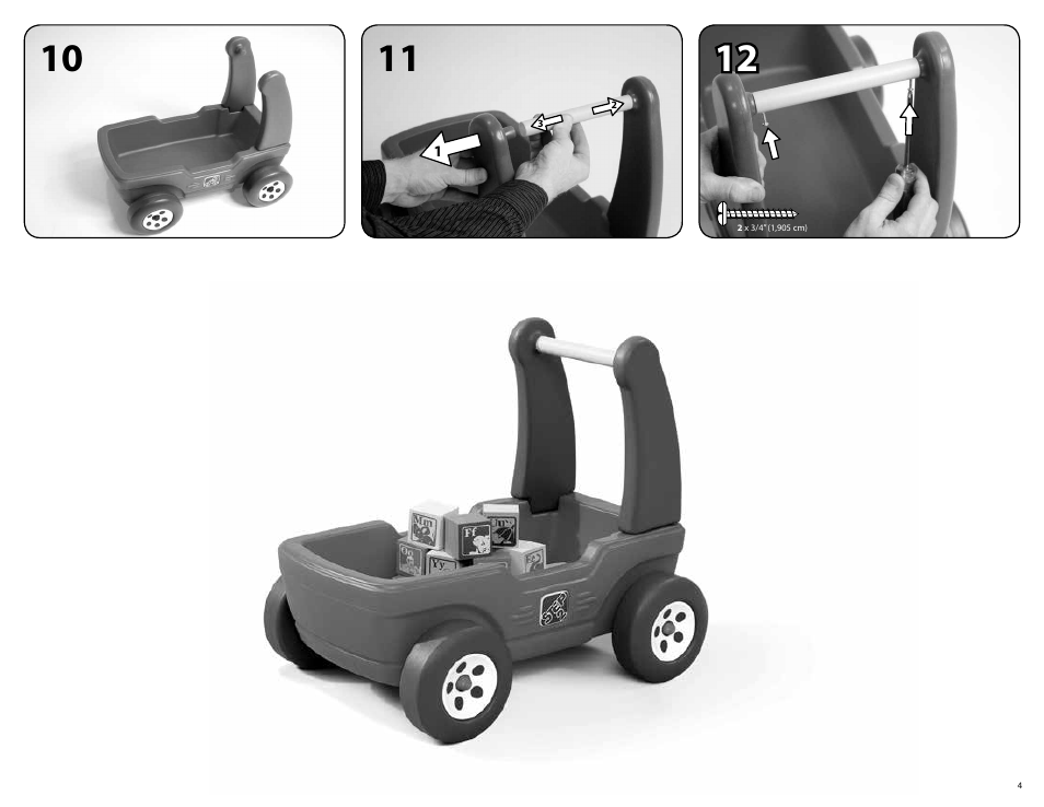Step2 Walker Wagon with Blocks User Manual | Page 4 / 4