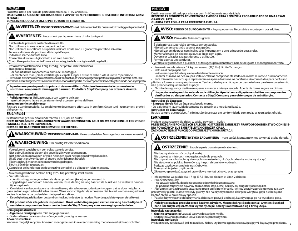 Step2 Neighborhood Wagon User Manual | Page 2 / 6