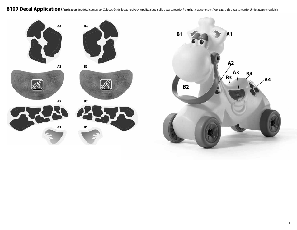 Step2 Wild Side Riders Giraffe User Manual | Page 6 / 6