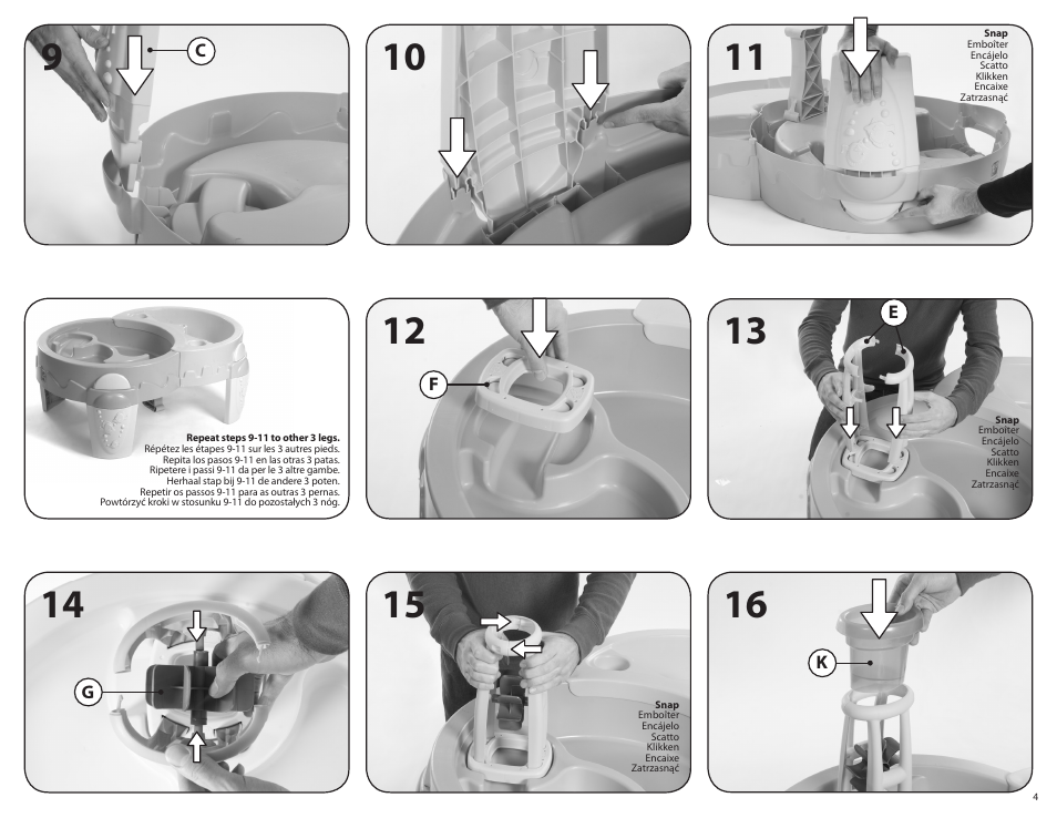 Step2 Shady Oasis Sand & Water Play Table User Manual | Page 4 / 5
