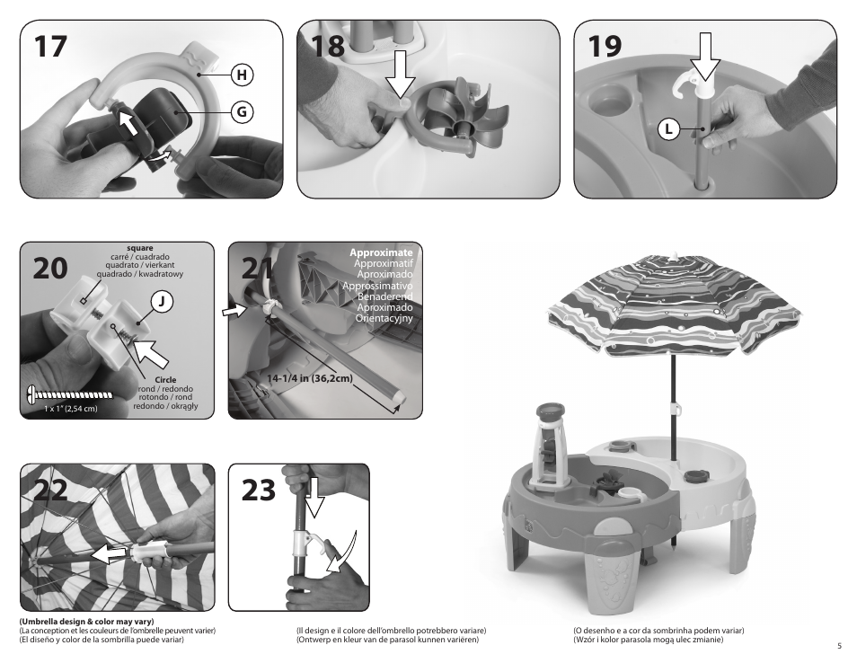 Step2 Shady Oasis Sand & Water Play Table User Manual | Page 5 / 5