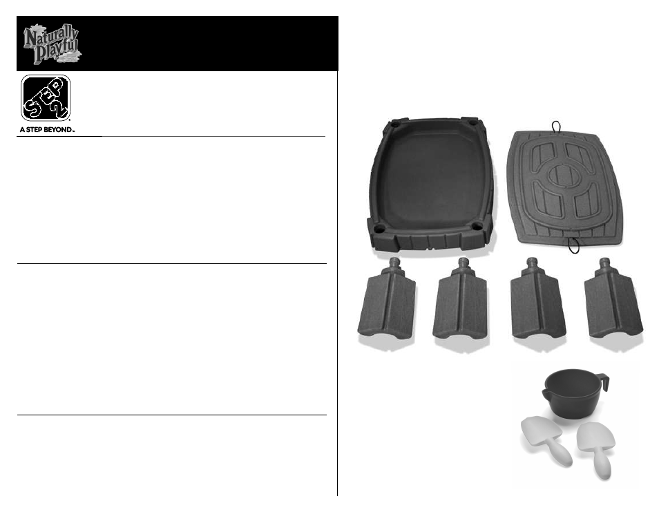 Step2 Naturally Playful® Sand Table User Manual | 2 pages