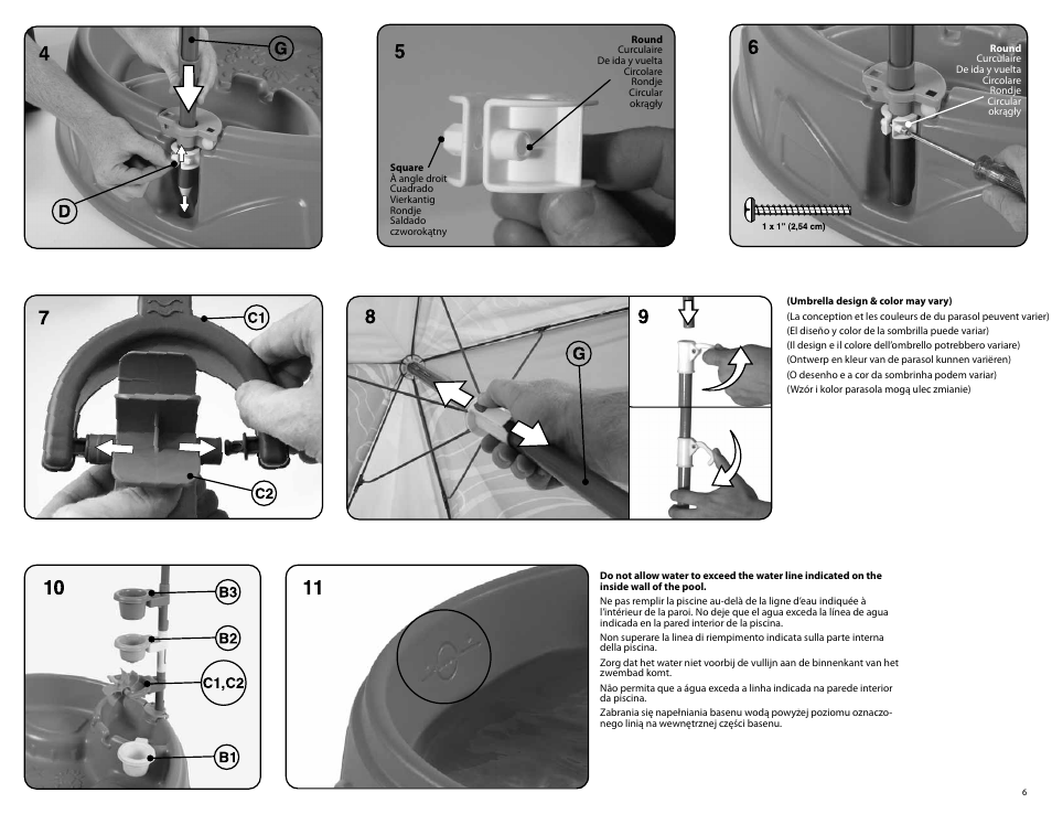 Step2 Play & Shade Pool User Manual | Page 6 / 6