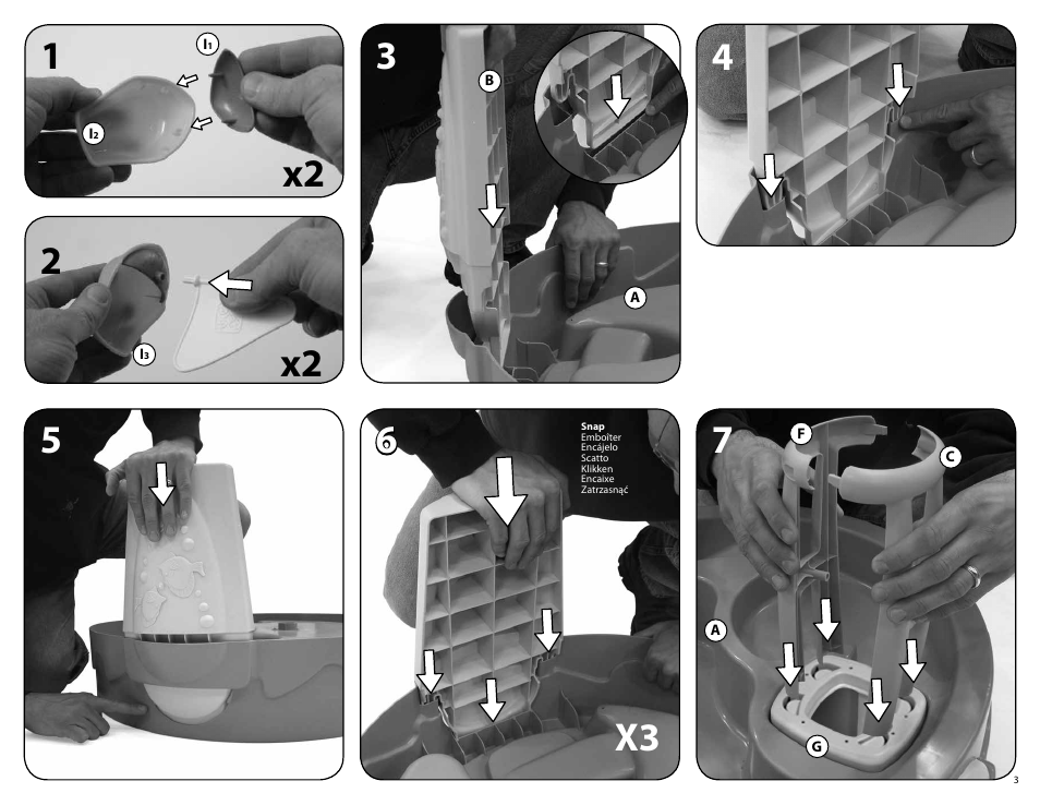 X2 2 | Step2 WaterWheel Play Table User Manual | Page 3 / 4