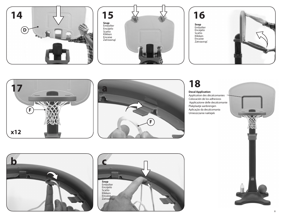 Step2 Light-It-Up Pro Basketball Set User Manual | Page 8 / 9