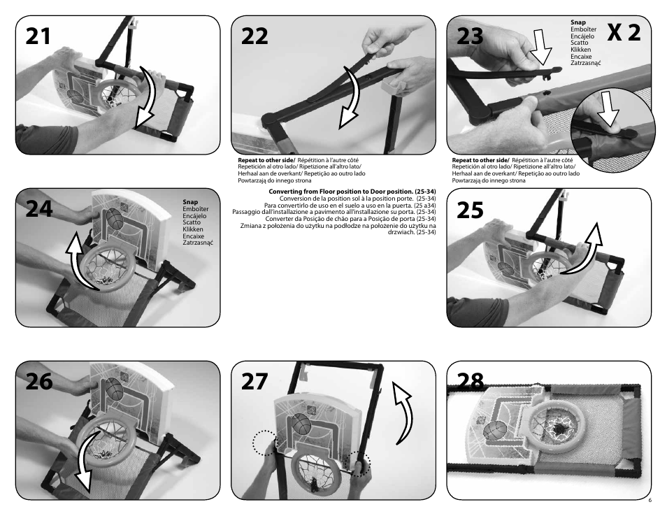 Step2 Floor to Door Basketball User Manual | Page 6 / 8