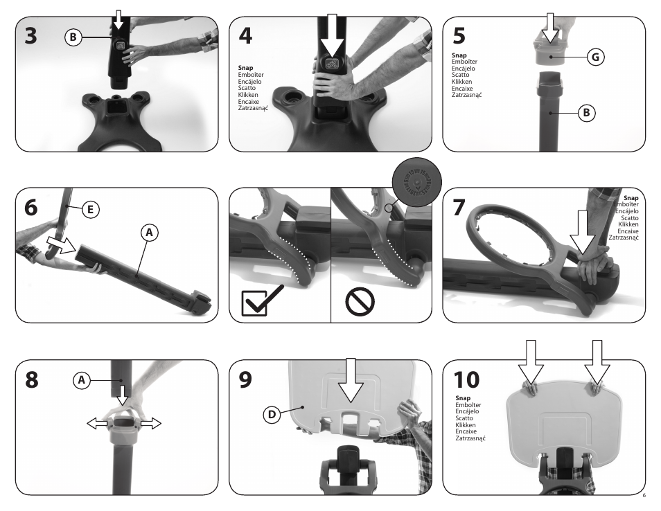 Step2 Shootin' Hoops Pro Basketball Set User Manual | Page 6 / 8