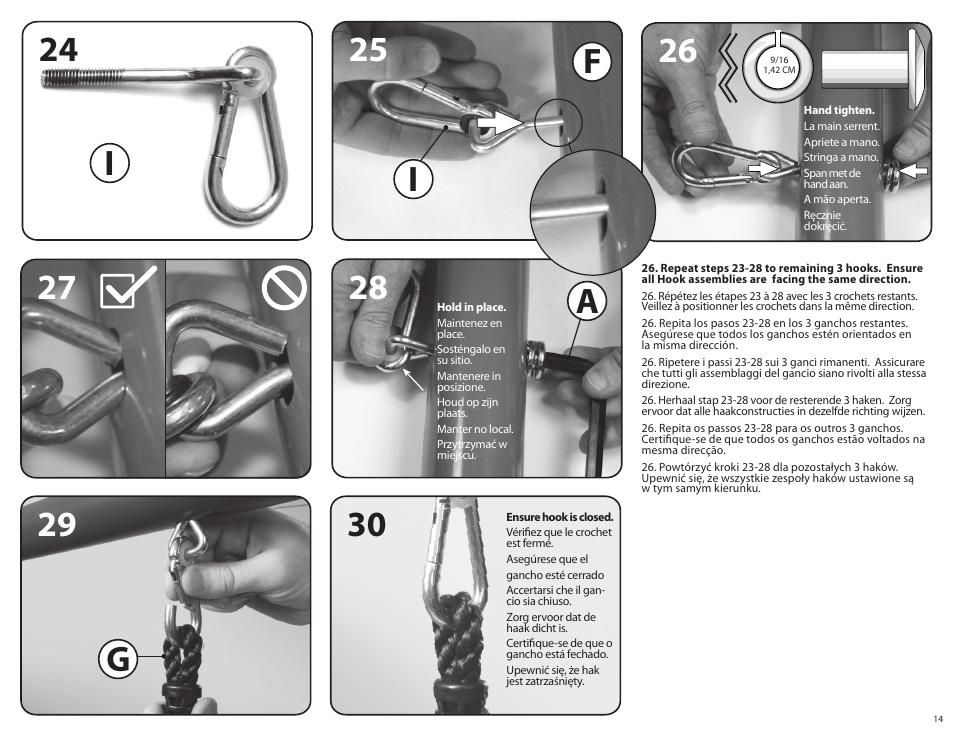 25 26 i f | Step2 Naturally Playful® Playhouse Climber & Swing Extension User Manual | Page 14 / 35