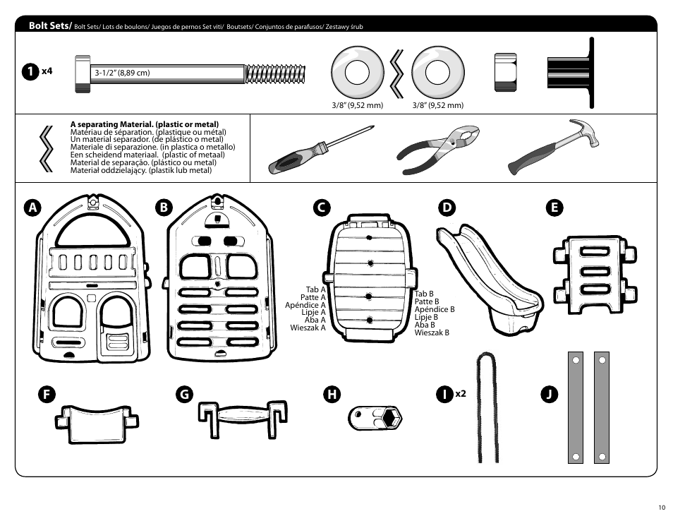Step2 Naturally Playful® Playhouse Climber & Swing Extension User Manual | Page 28 / 35