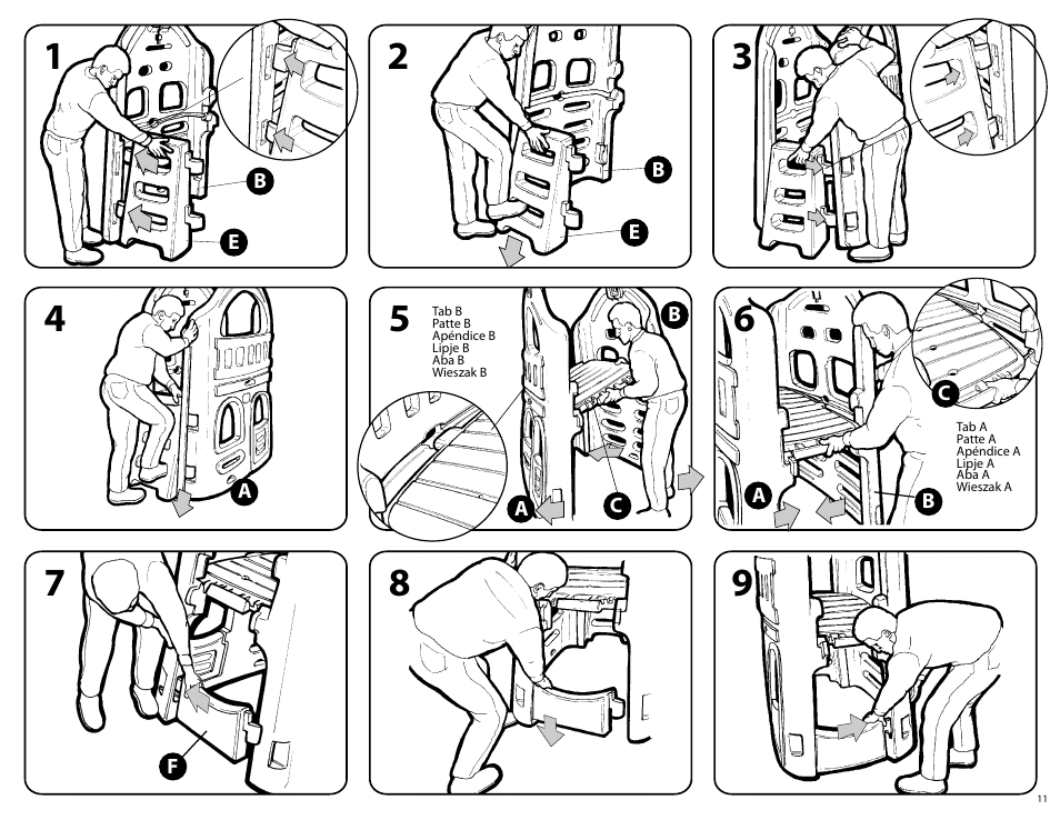 Step2 Naturally Playful® Playhouse Climber & Swing Extension User Manual | Page 29 / 35