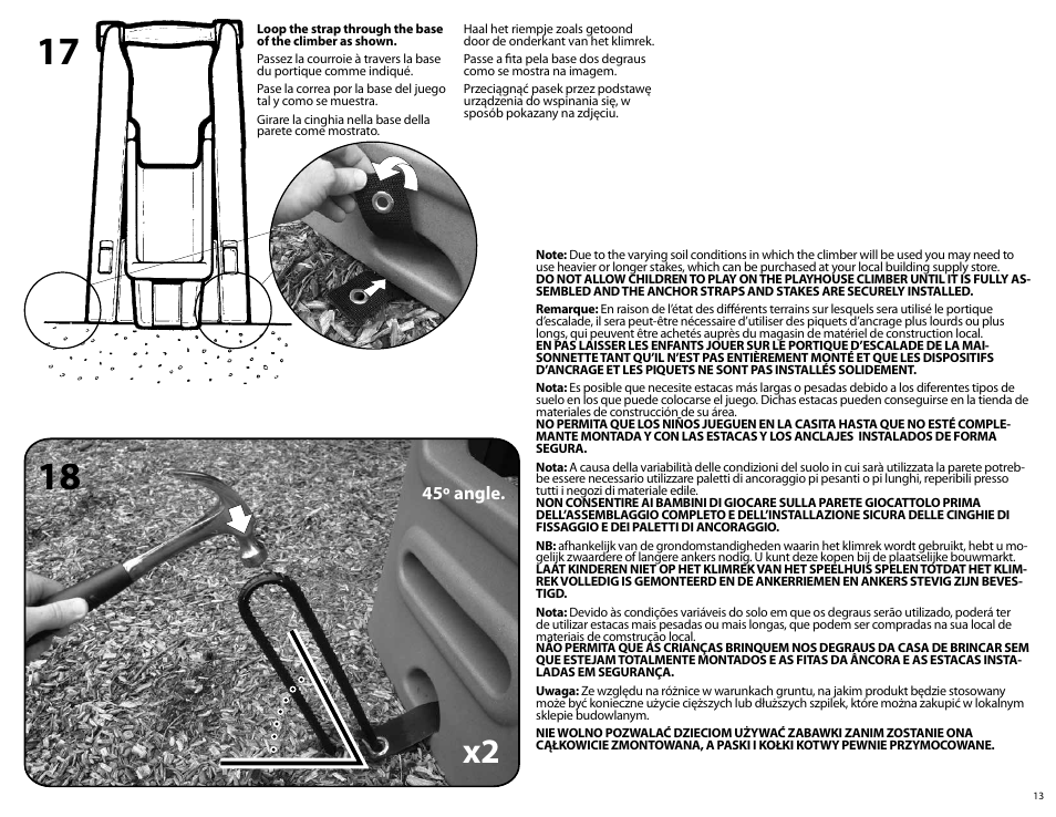 Step2 Naturally Playful® Playhouse Climber & Swing Extension User Manual | Page 31 / 35