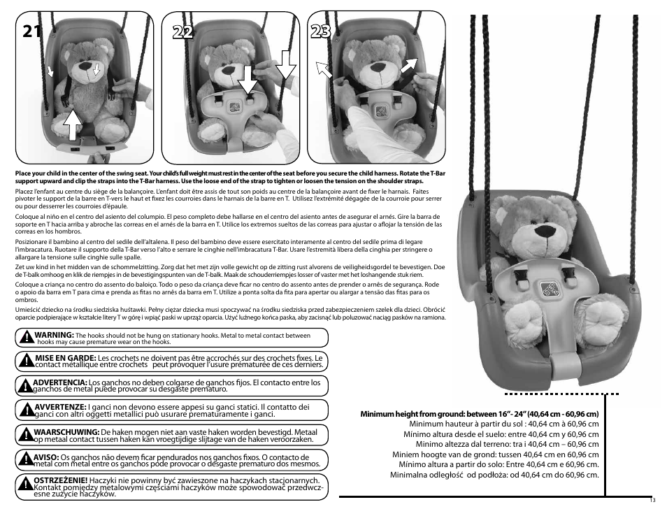 Step2 Infant to Toddler Swing User Manual | Page 13 / 17