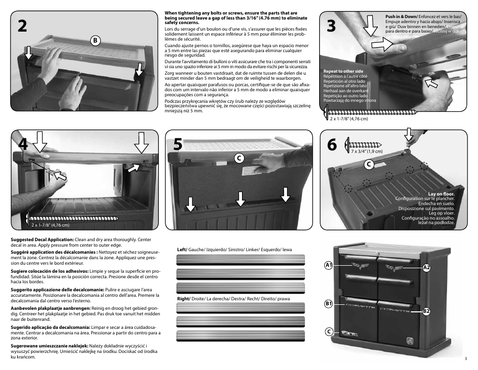 Step2 Corvette® Dresser User Manual | Page 3 / 3