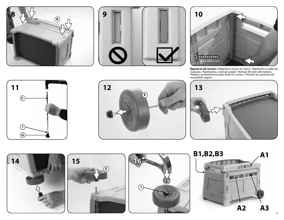 Step2 Lift & Roll Toy Box User Manual | Page 4 / 4